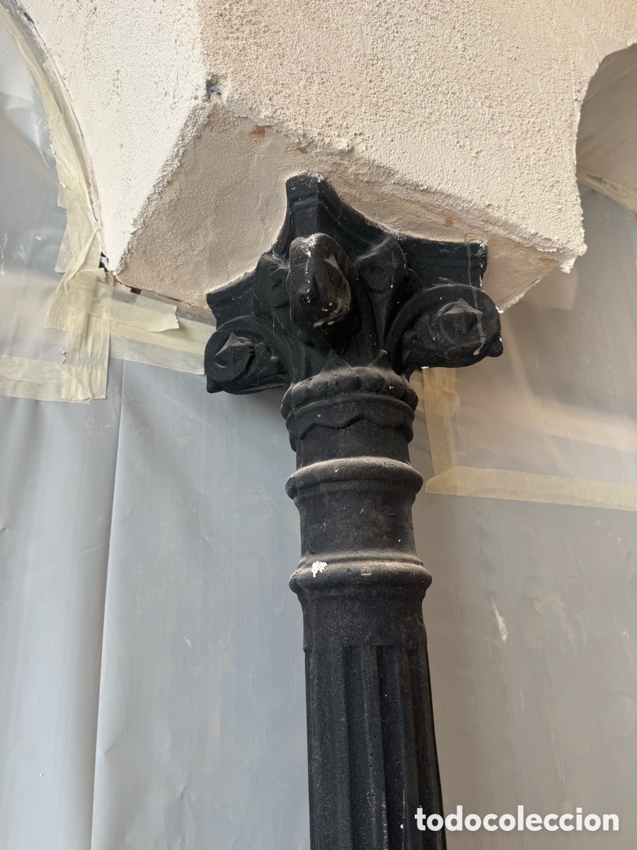 Antig&uuml;edades: Columna fundici&oacute;n art d&eacute;co - Foto 2
