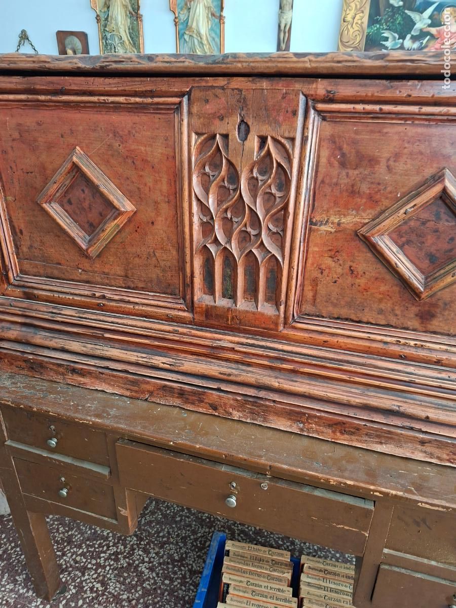 Antig&uuml;edades: CAIXA GOTIGA CATALANA ORIGINAL - Foto 4