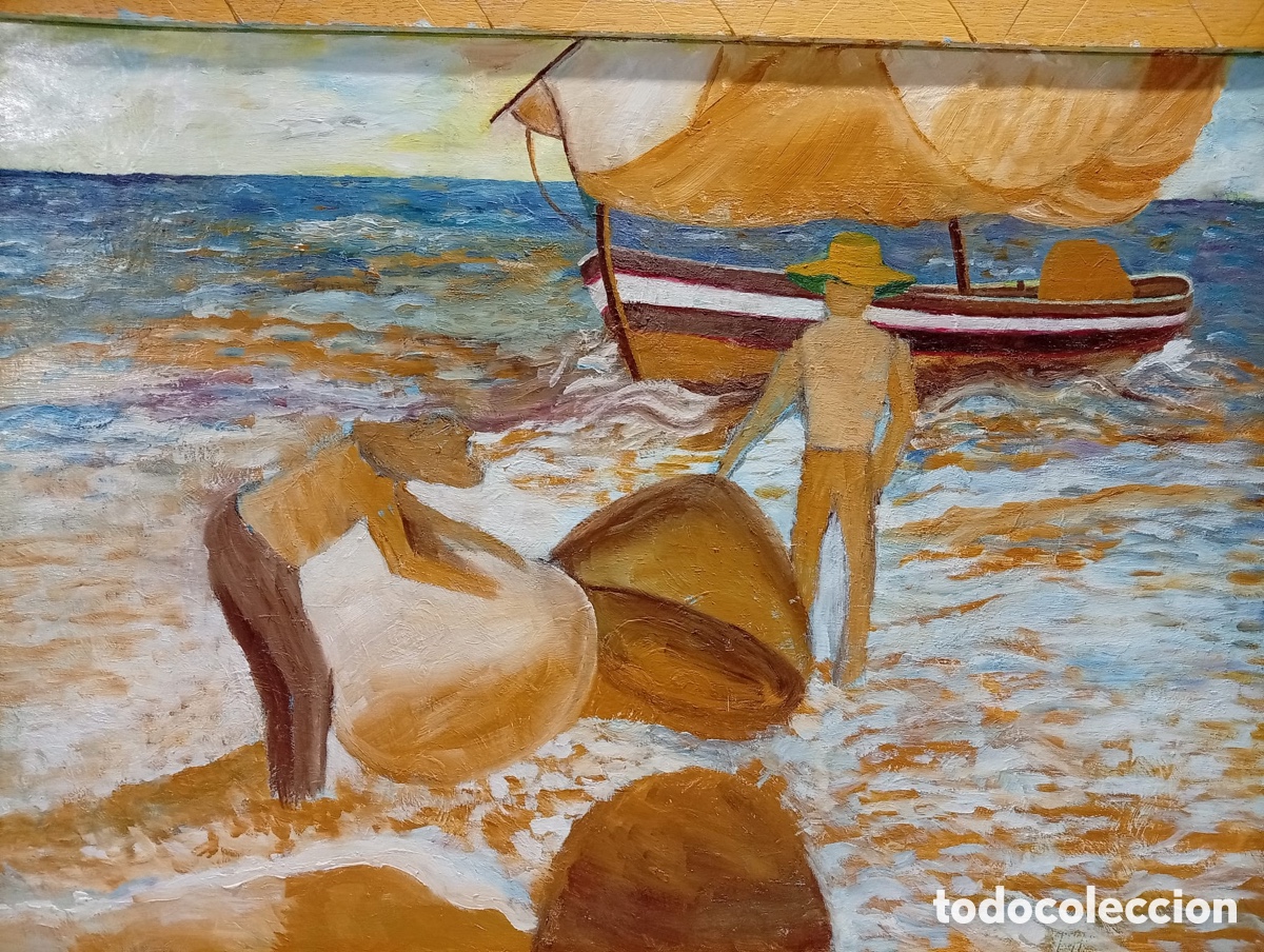 Antig&uuml;edades: .CUADRO &Oacute;LEO SOBRE TABLA CON MARCO - Foto 2