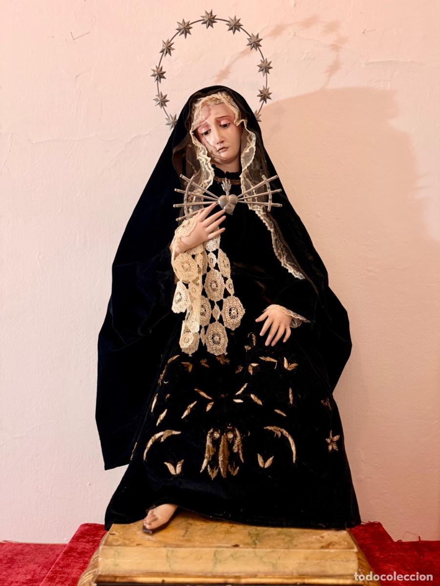 Antig&uuml;edades: ANTIGUA VIRGEN DOLOROSA CAP I POTA
