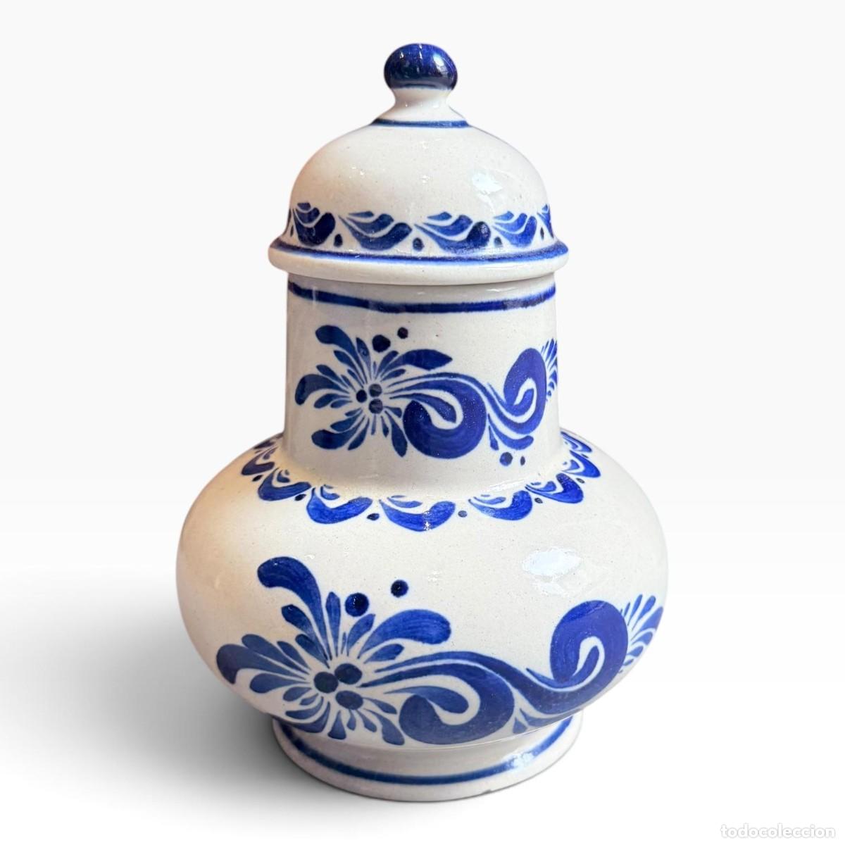 Antig&uuml;edades: Pote Decorativo Vianagr&eacute;s Pintado &agrave; M&atilde;o &ndash; Viana do Castelo