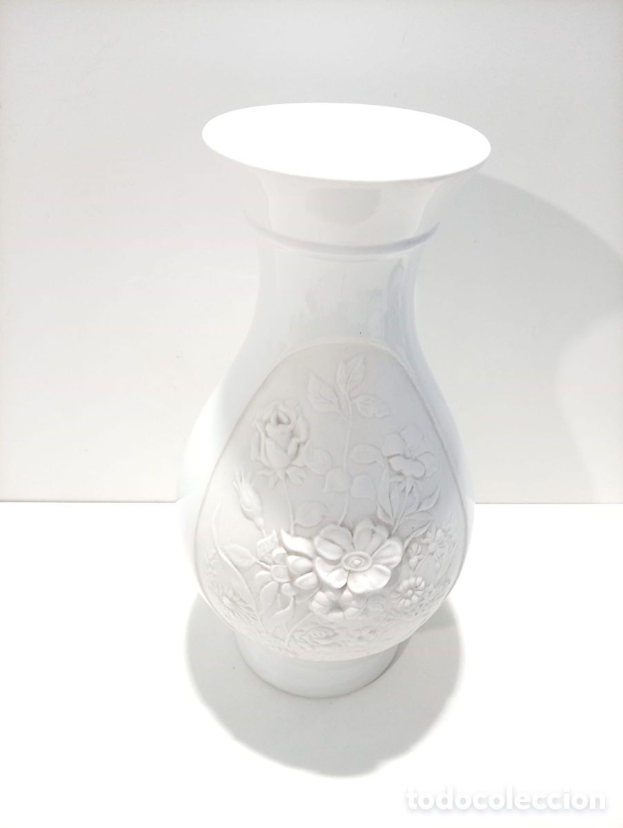 Antig&uuml;edades: .JARR&Oacute;N, FLORERO O CENTRO DE PORCELANA - Foto 5
