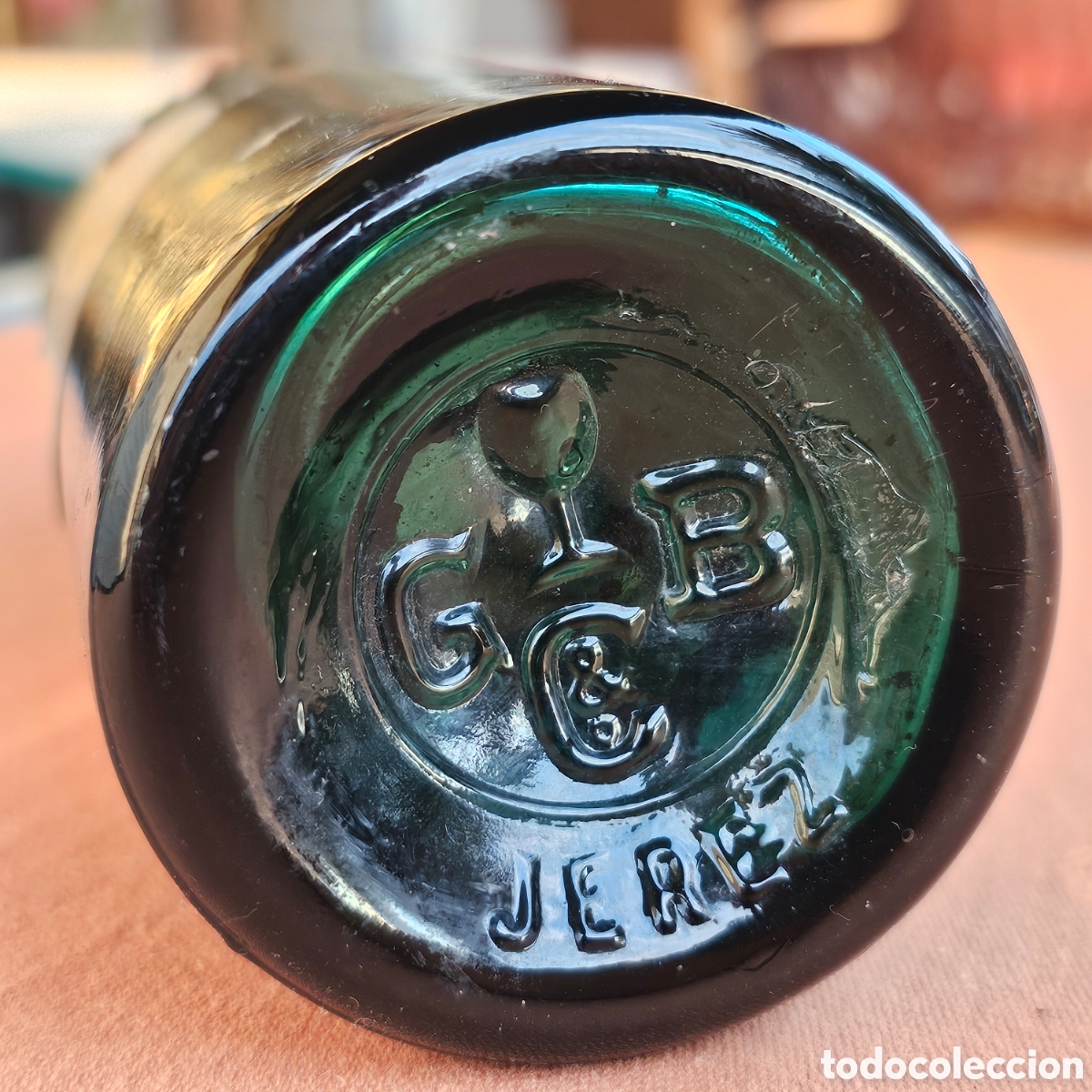 Oggetti Antichi: BOTELLA ANTIGUA GONZALEZ BYASS 1847