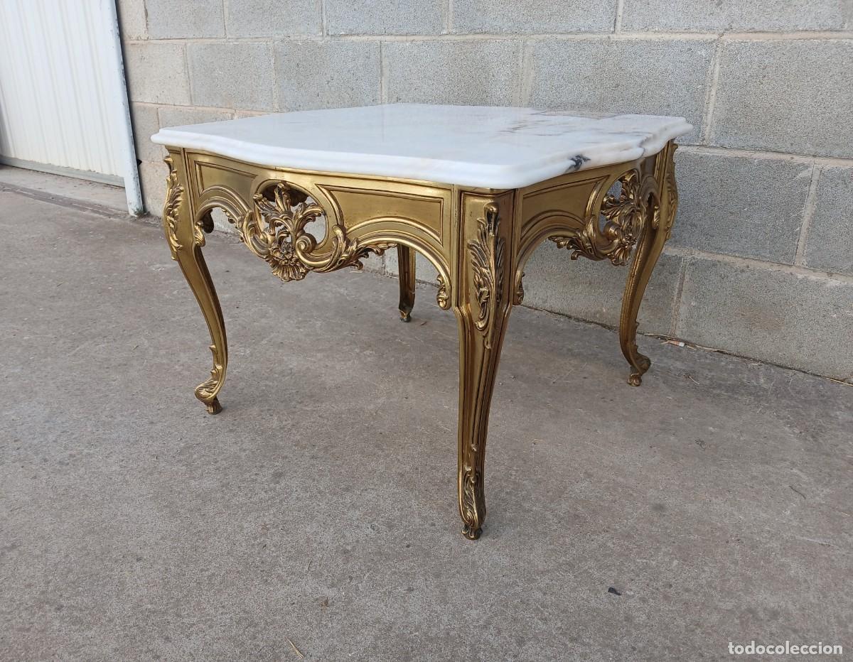 Antig&uuml;edades: Mesa auxilar bronce Luis XV.