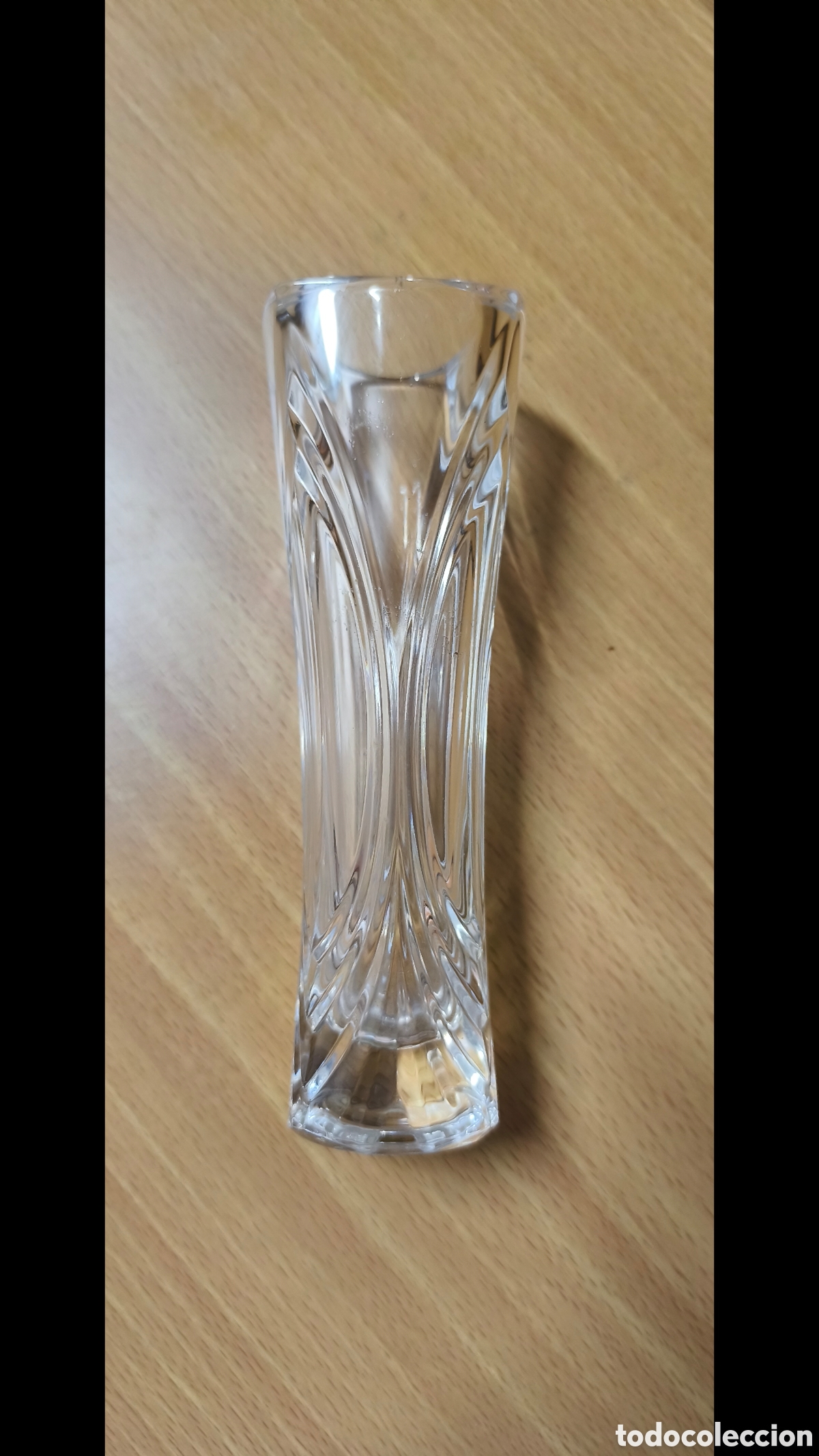 Antig&uuml;edades: Jarr&oacute;n / Florero Soliflor Cristal d'Arques France - Cristal al plomo 24% (Con etiqueta)