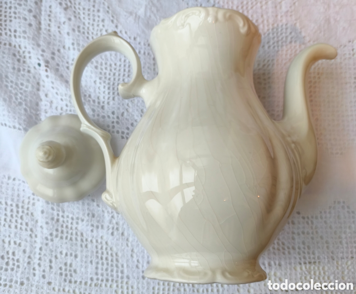 Antig&uuml;edades: Lote 2 Teteras / Cafeteras Vintage Porcelana (Pontesa y Floral)