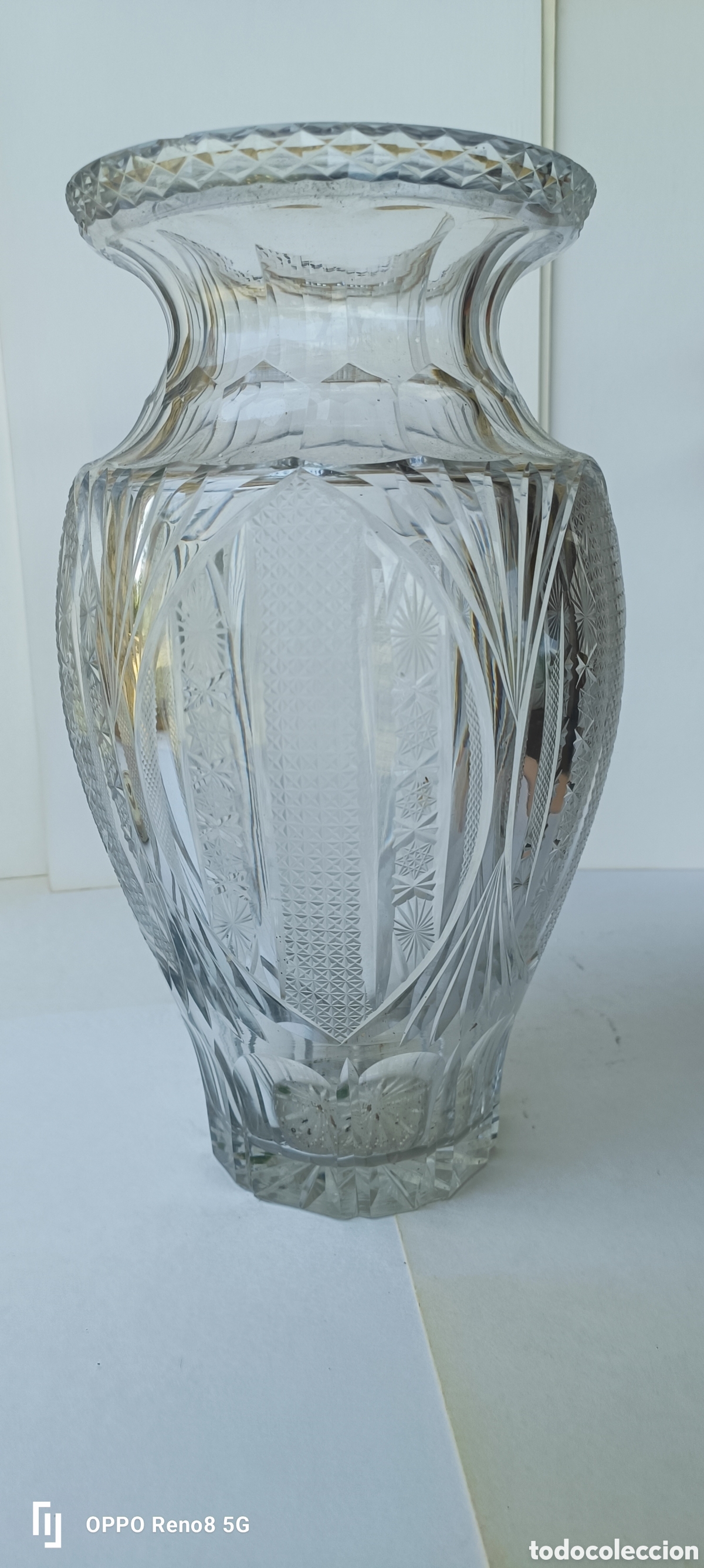 Antig&uuml;edades: Jarr&oacute;n Cristal art deco