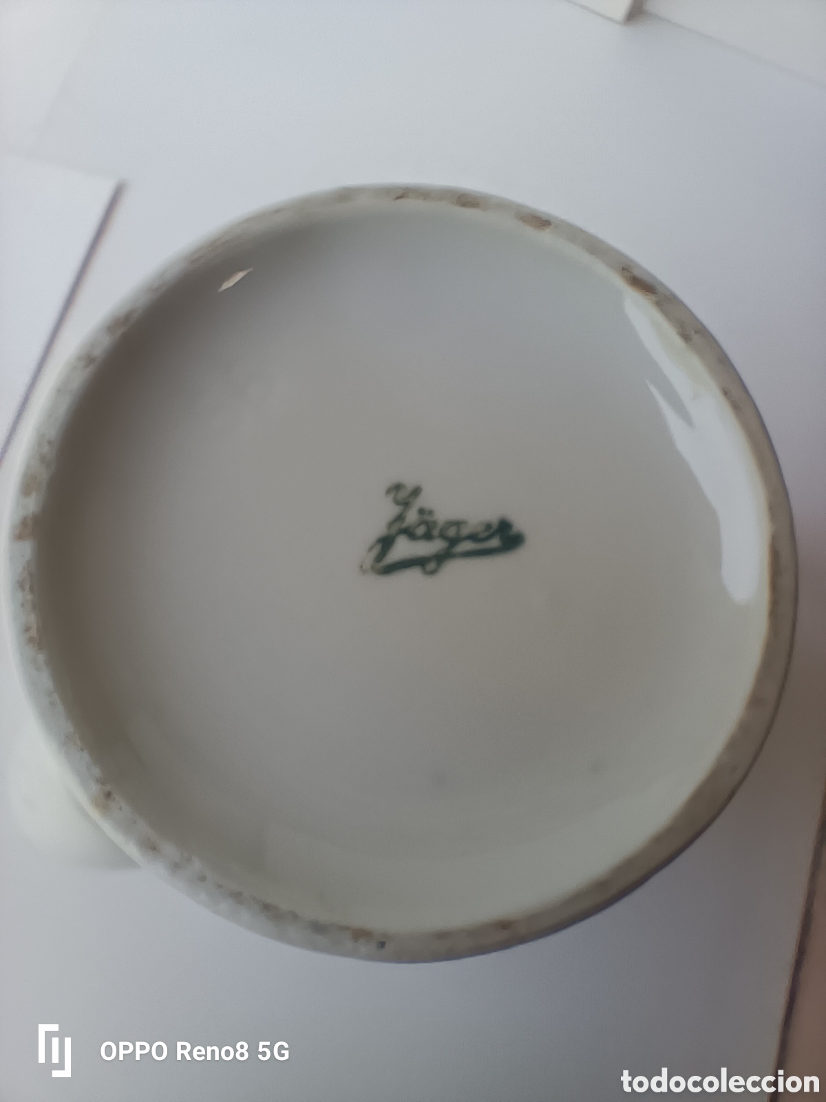 Antig&uuml;edades: Tetera de porcelana J&auml;ger - Foto 2
