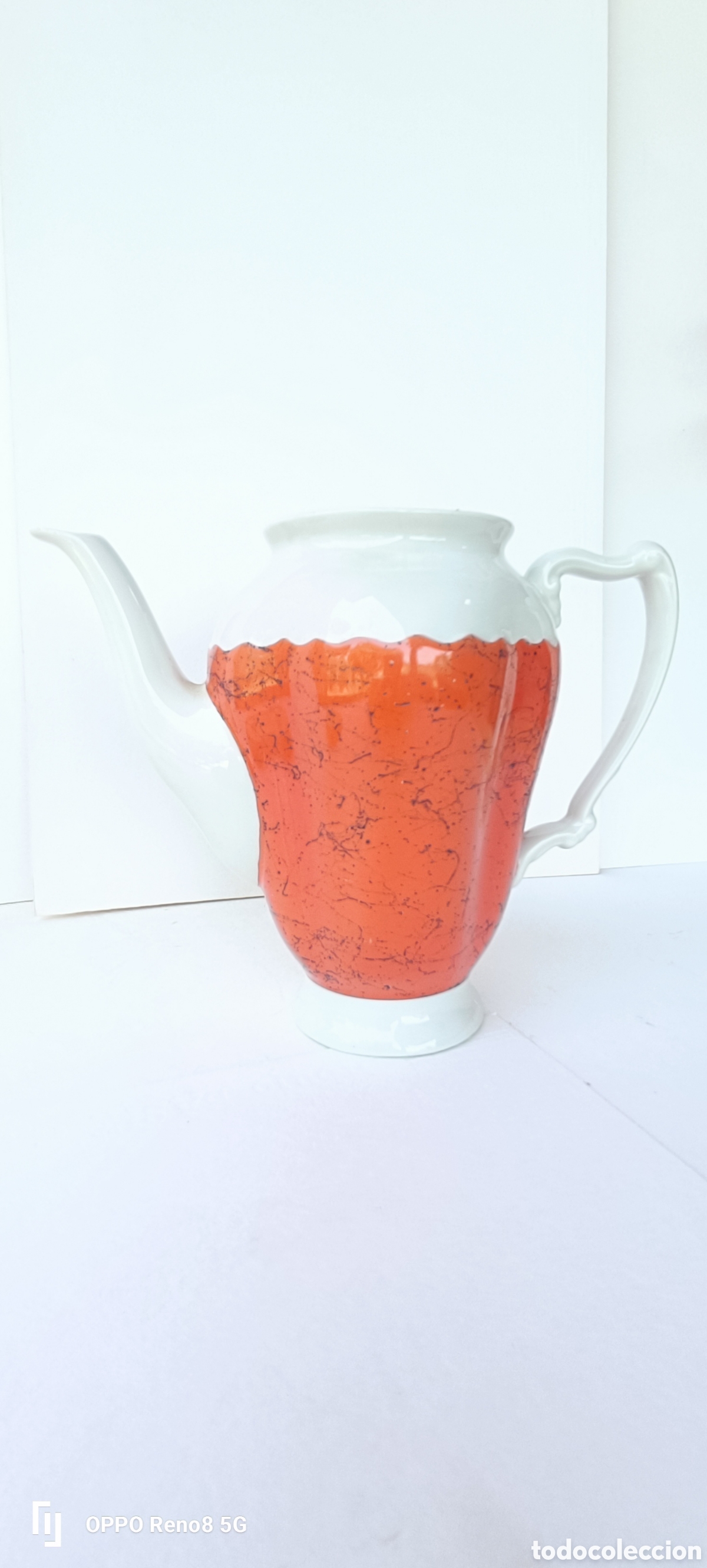 Antig&uuml;edades: Tetera de porcelana J&auml;ger