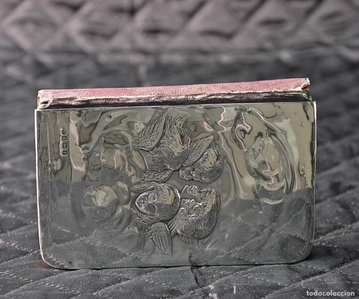 Antig&uuml;edades: LIBRO DE ORACI&Oacute;N CUBIERTA PLATA QUERUBINES