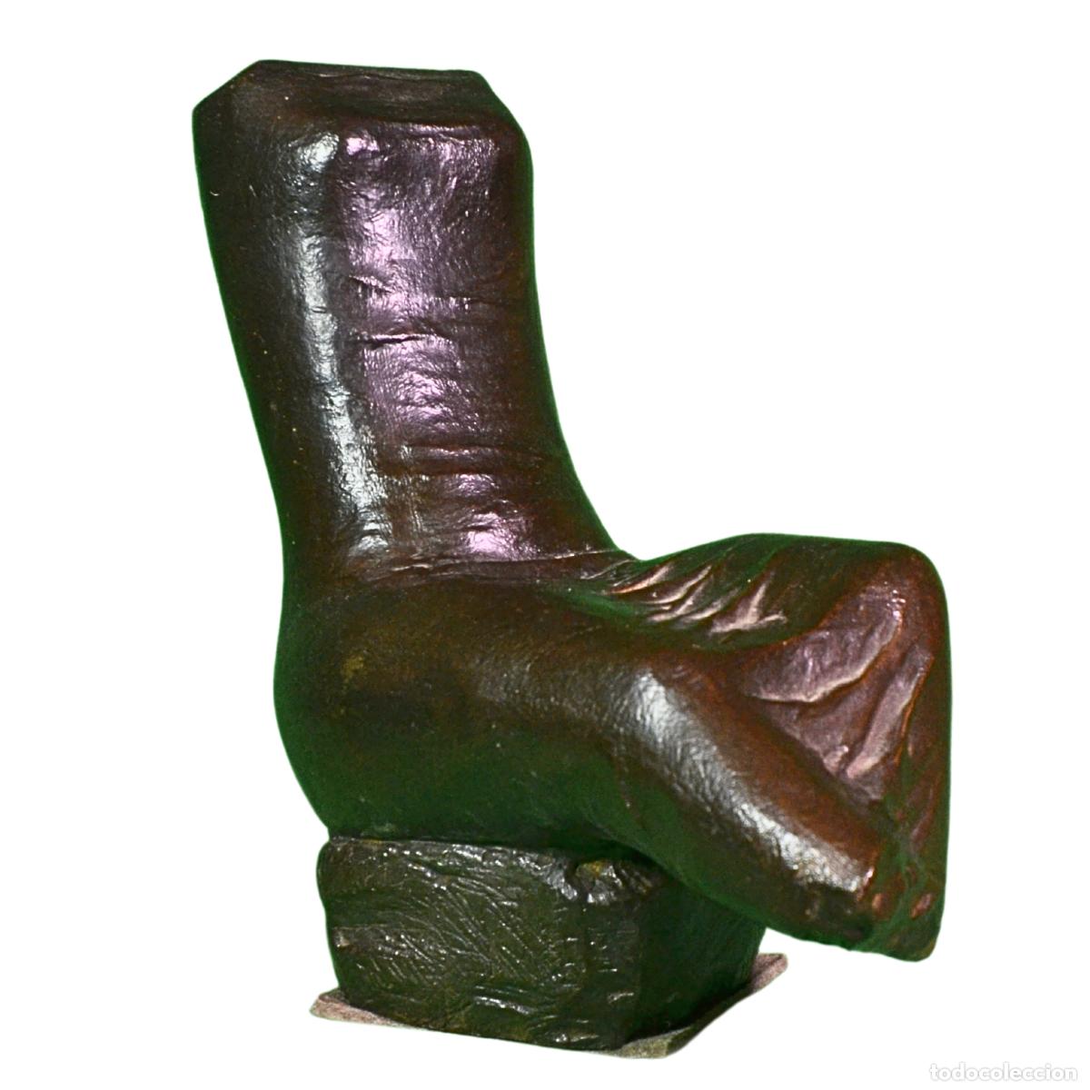Antig&uuml;edades: Escultura de Bronce Abstracta_Figura Femenina