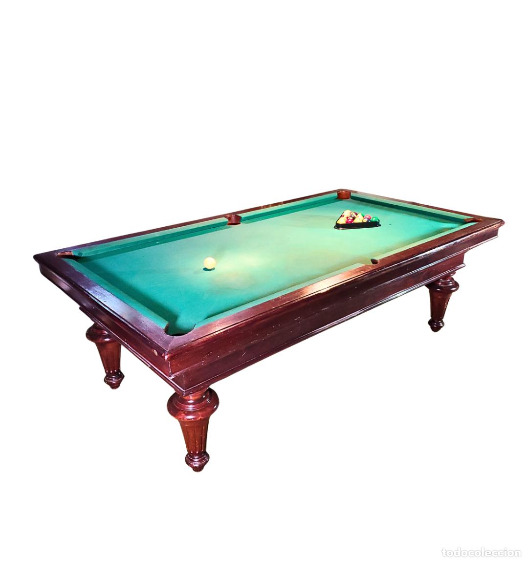 Antig&uuml;edades: Mesa de billar clasica