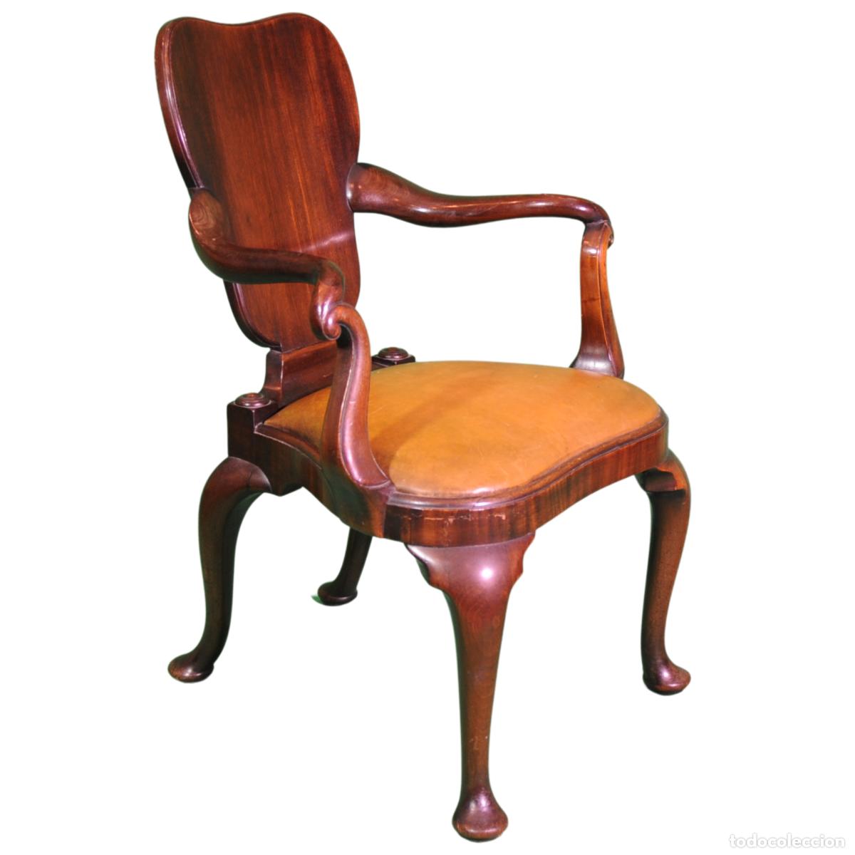 Antig&uuml;edades: Silla georgiana de estilo Chippendale temprano