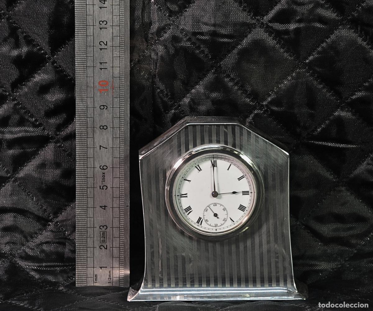 Antig&uuml;edades: RELOJ DE SOBREMESA ART D&Eacute;CO EN PLATA DE LEY