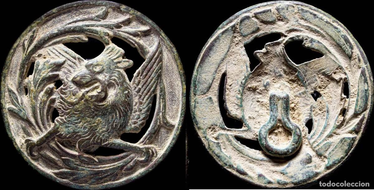 Oggetti Antichi: Victorian Era Button, Dragon - 32 mm