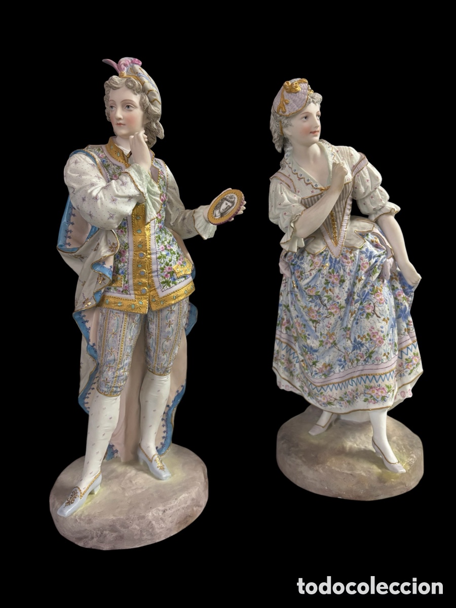 Antig&uuml;edades: Exquisita y gran porcelana de Biscuit. Exposici&oacute;n de Par&iacute;s. 1878.