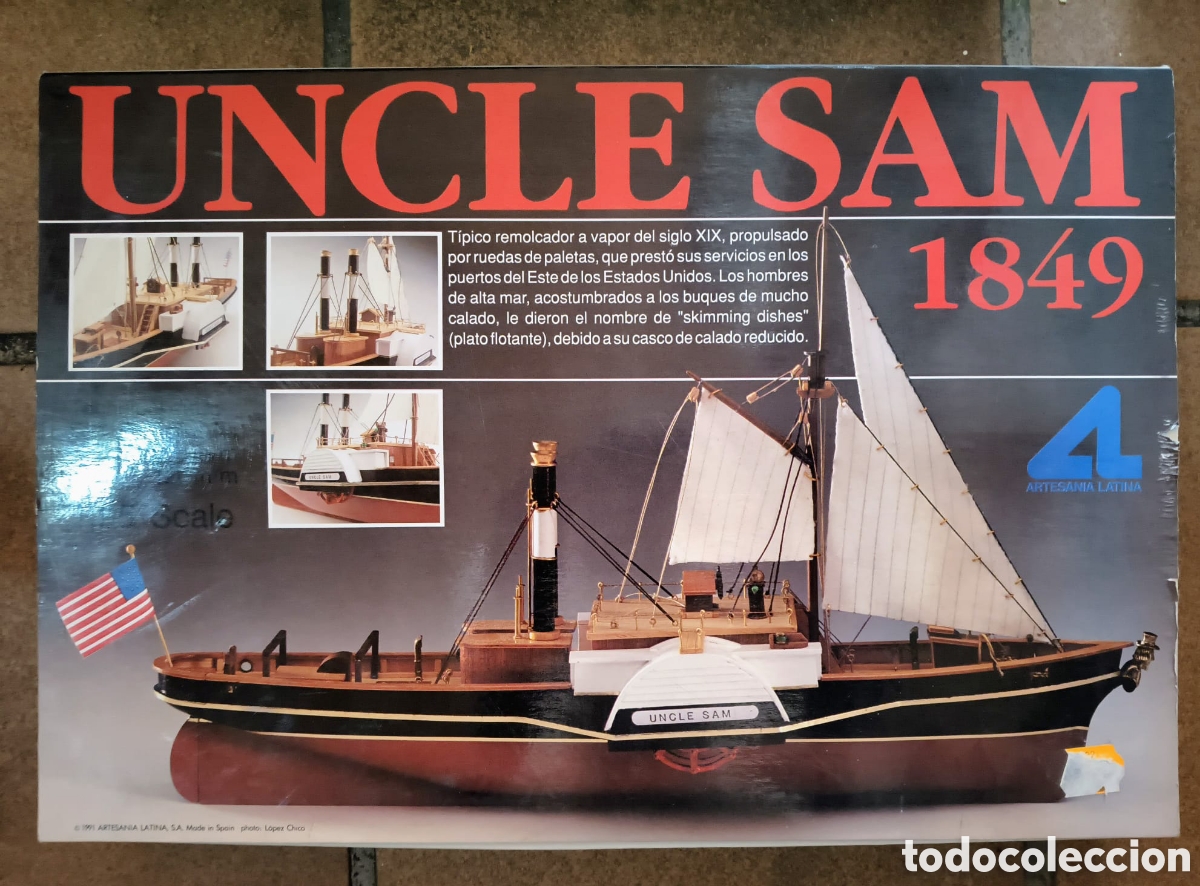 Antig&uuml;edades: Maqueta remolcador Uncle Sam