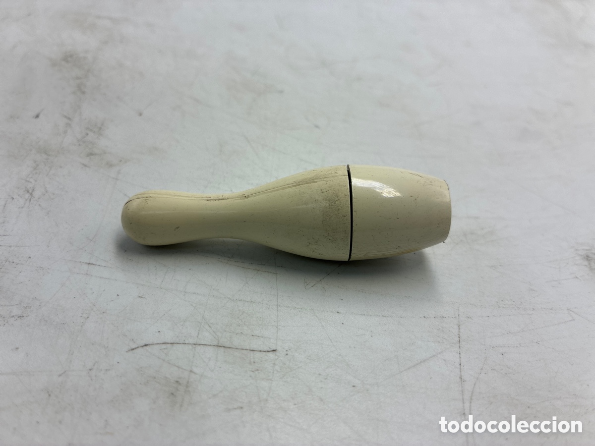 Antig&uuml;edades: Mechero encendedor forma de bolo. - Foto 2