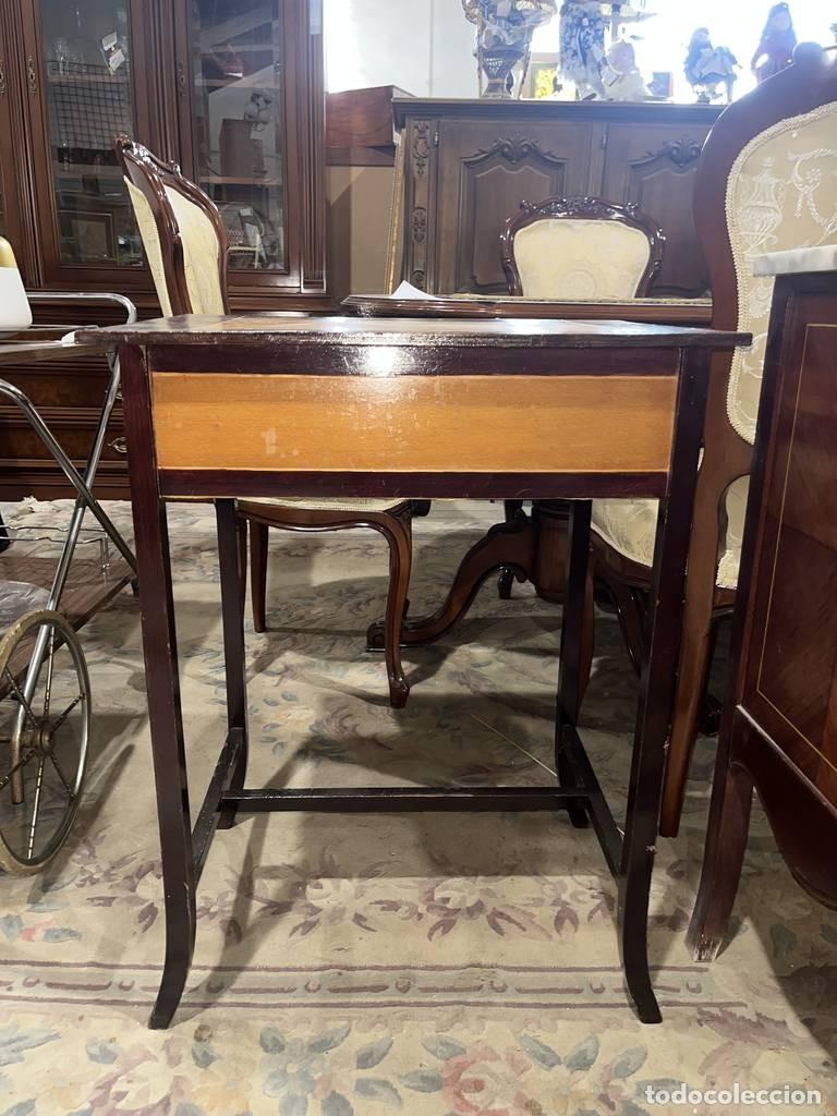 Antig&uuml;edades: ANTIGUO COSTURERO CON ESPEJO - Foto 3