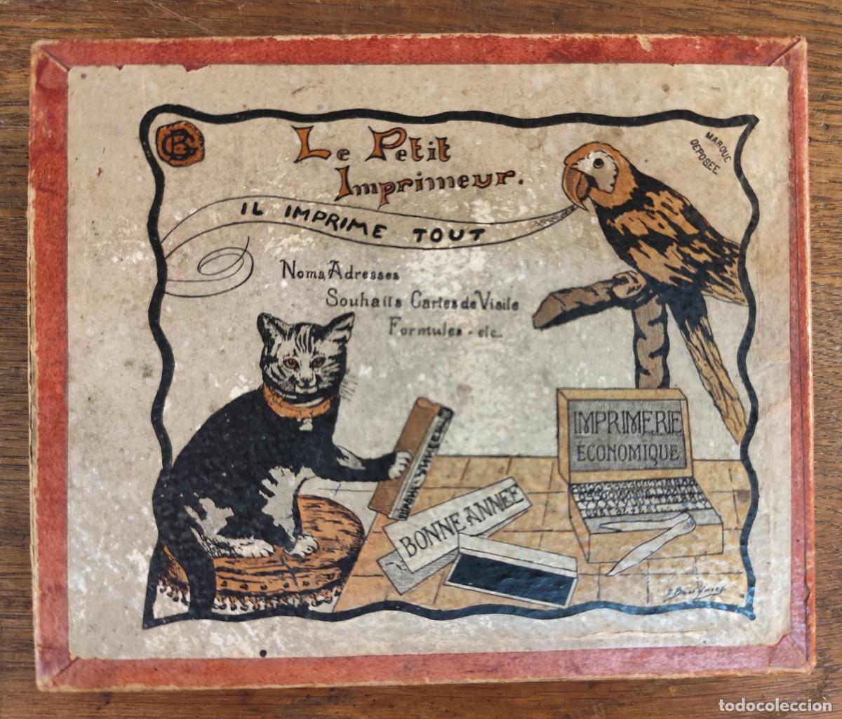 Antig&uuml;edades: Imprentilla infantil &ldquo;Le Petit Imprimeur&rdquo; (Francia) a&ntilde;os 20-30