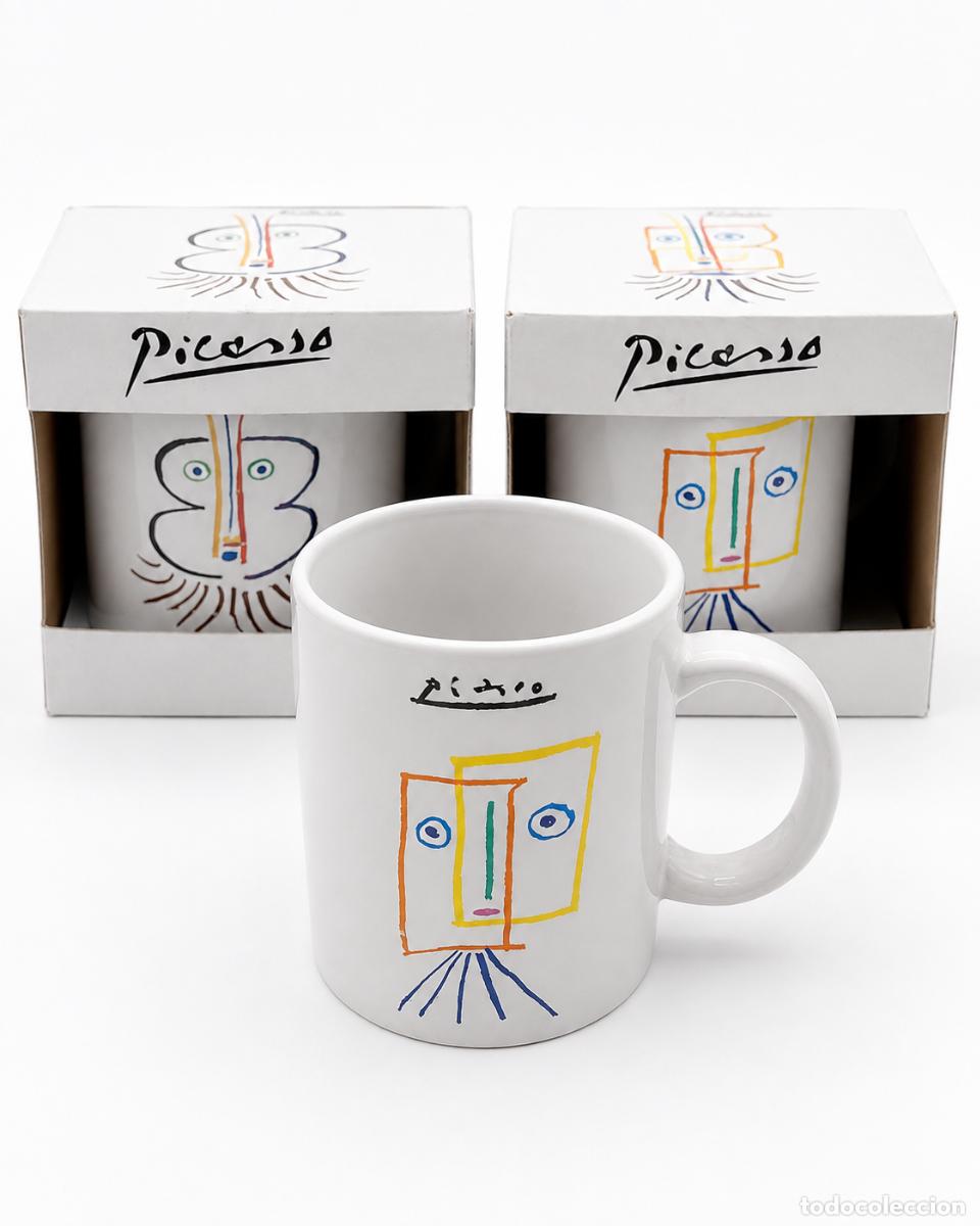 Antig&uuml;edades: LOTE DE 2 TAZAS. DISE&Ntilde;O PICASSO. DOS DIFERENTES. VER FOTOS