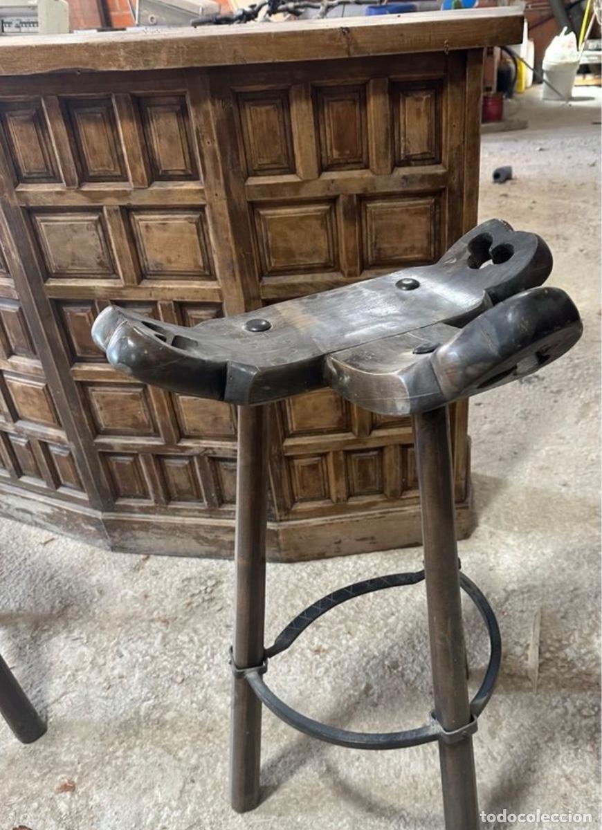 Antig&uuml;edades: Barra de bar castellana de roble - Foto 7