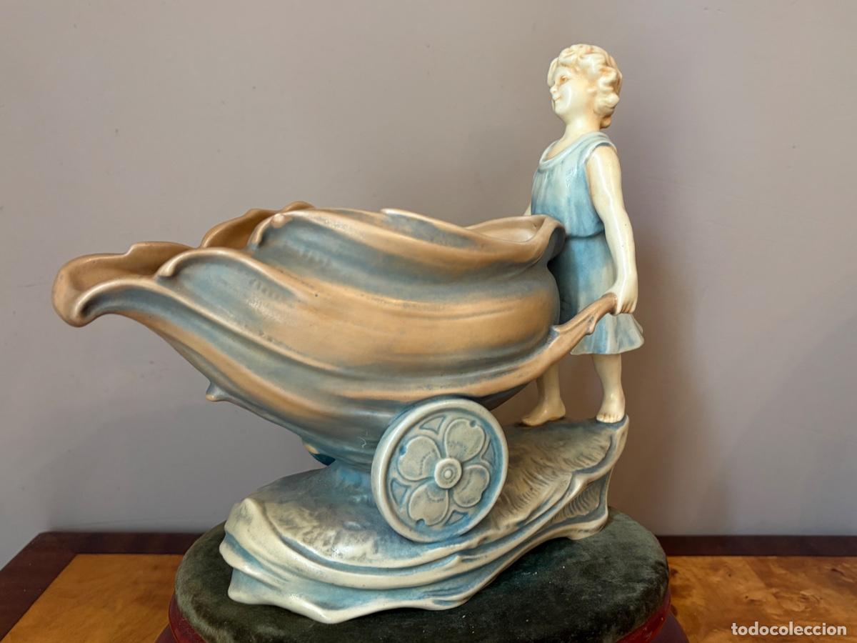 Antig&uuml;edades: Bernhard Bloch Figural Bowl - Foto 2