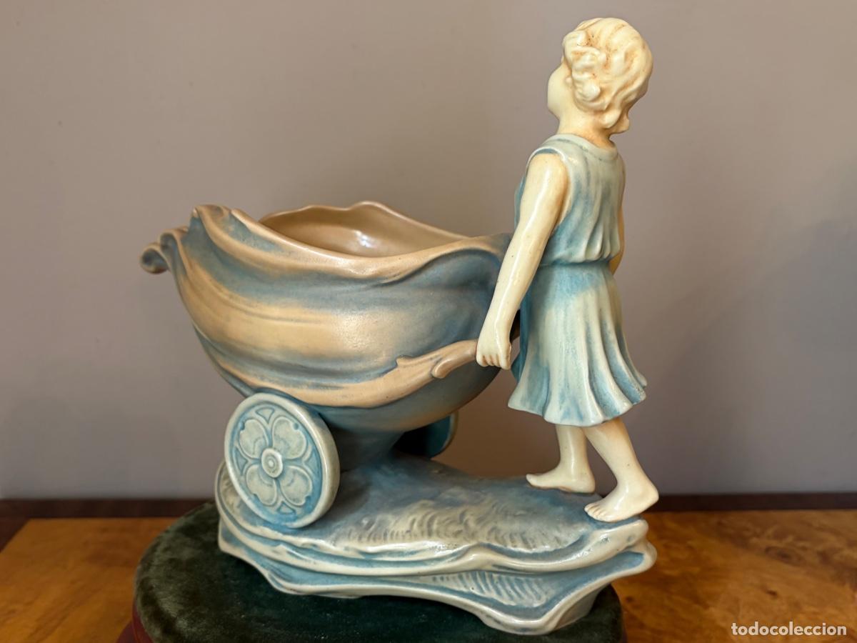Antig&uuml;edades: Bernhard Bloch Figural Bowl - Foto 4
