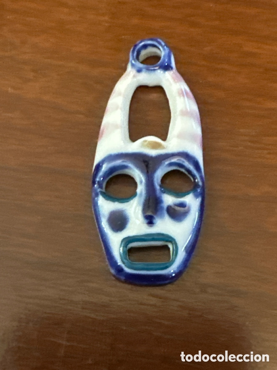 Antig&uuml;edades: PREVIOSO COLGANTE AMULETO DE PORCELANA DE SARGADELOS