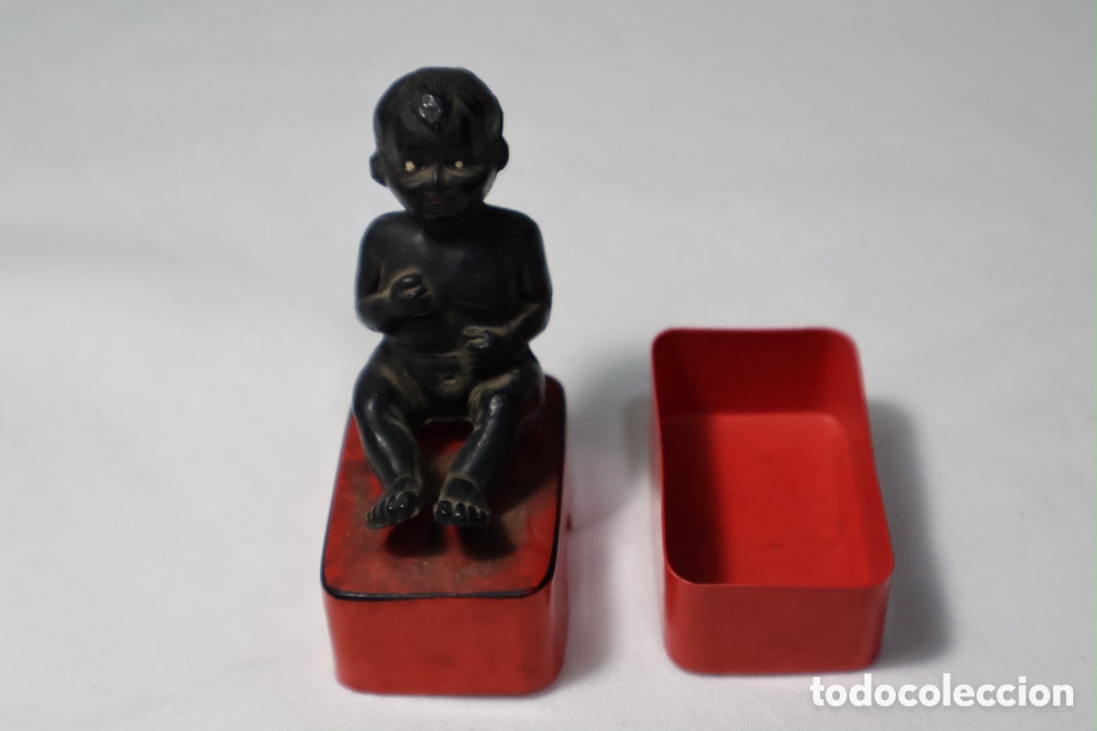 Antig&uuml;edades: ANTIGUA CAJA NEGRITO - Foto 2