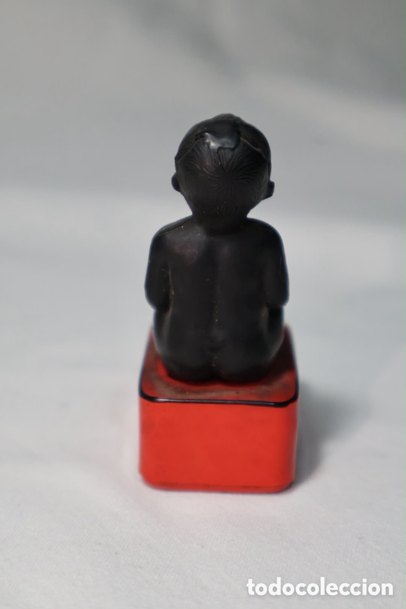 Antig&uuml;edades: ANTIGUA CAJA NEGRITO - Foto 3