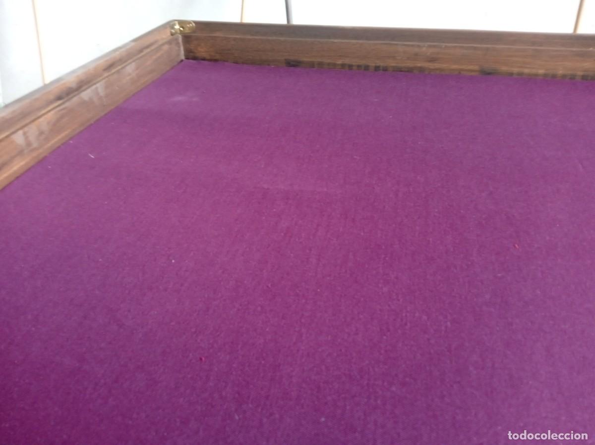Antig&uuml;edades: Mesa expositora o comedor antigua de madera - Foto 9