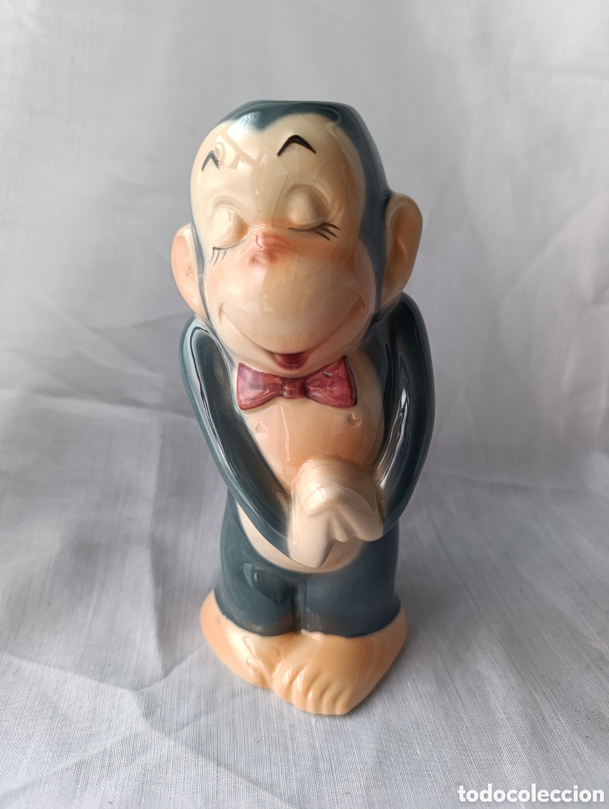 Antig&uuml;edades: Jarra / Figura Chimpanc&eacute; Goebel &rdquo;Happy Chimps&rdquo; - Alemania Occidental 1961 (Hei 8/A)