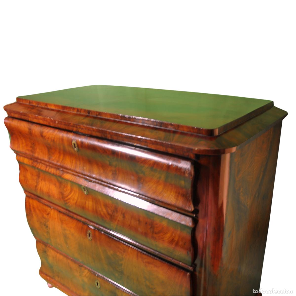 Antig&uuml;edades: C&oacute;moda Biedermeier siglo XIX - Foto 3