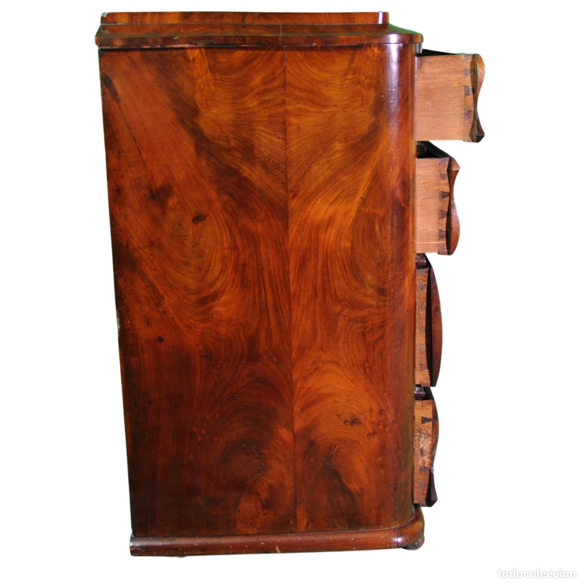 Antig&uuml;edades: C&oacute;moda Biedermeier siglo XIX - Foto 6