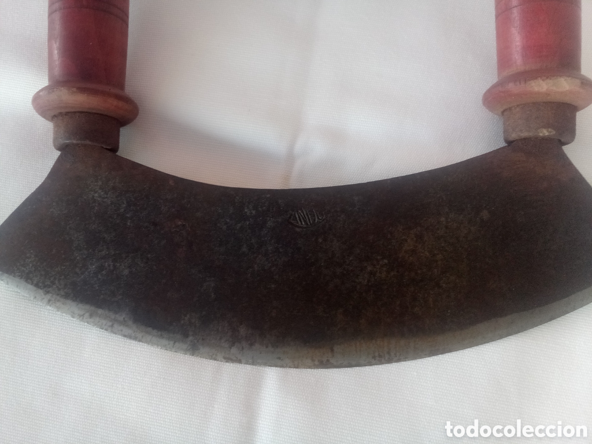 Antig&uuml;edades: CUCHILLA DOBLE MANGO INDU - ASA - Foto 2