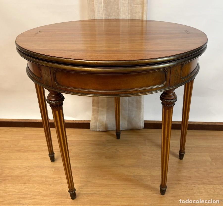 Antig&uuml;edades: Mesa de Juego o Consola Convertible - Foto 8