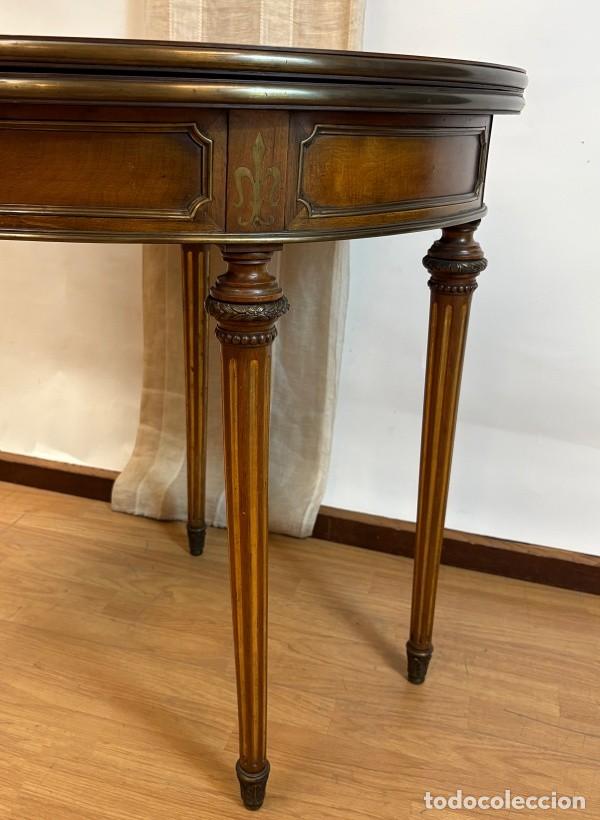 Antig&uuml;edades: Mesa de Juego o Consola Convertible - Foto 9