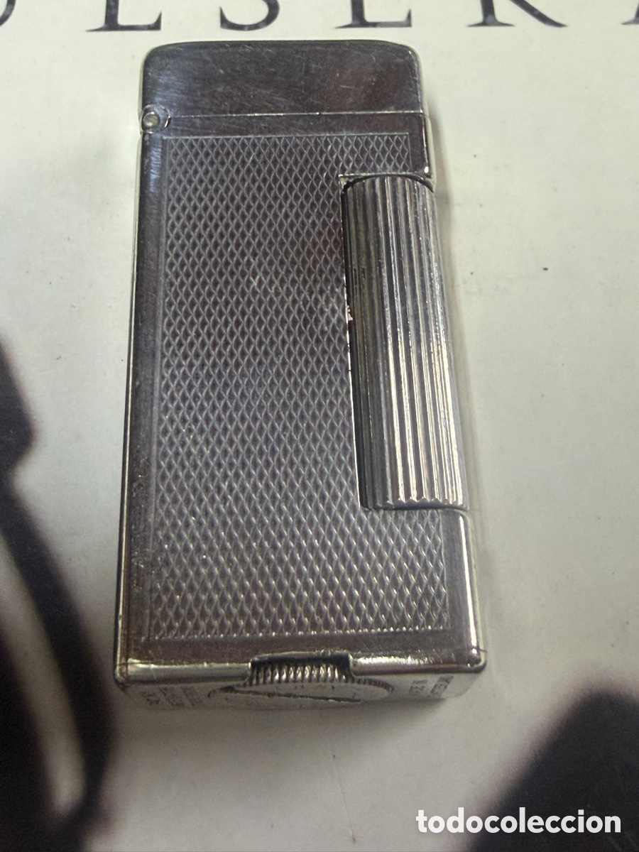 Antig&uuml;edades: Mechero Dunhill London Gasolina Vintage