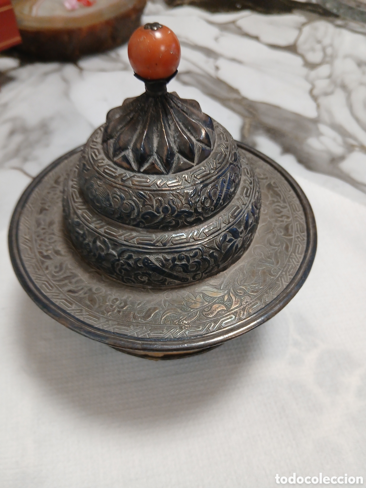 Antig&uuml;edades: Tibetano antiguo.. de plata y marfil