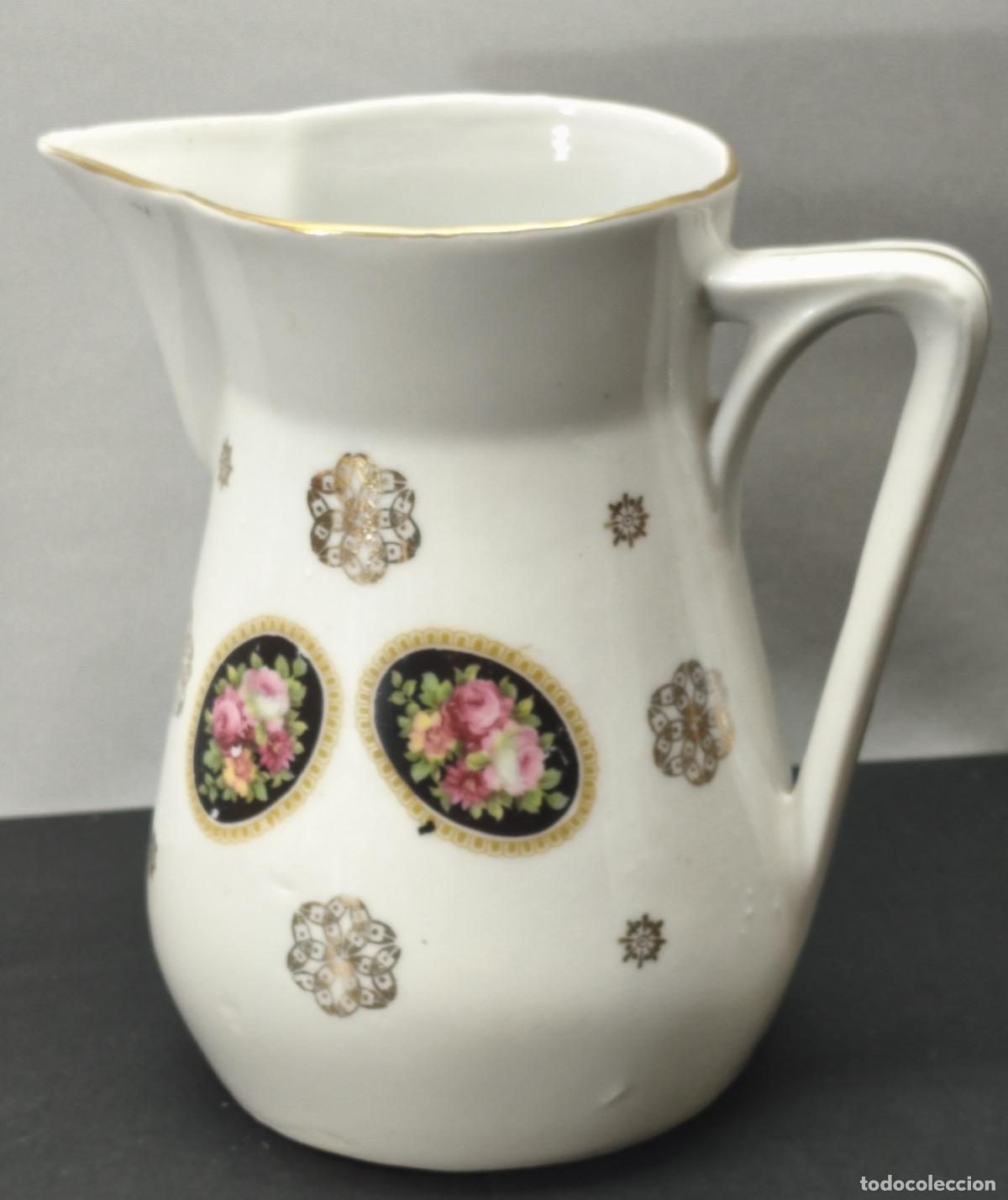 Antig&uuml;edades: Bella jarra porcelana Silesia - marca