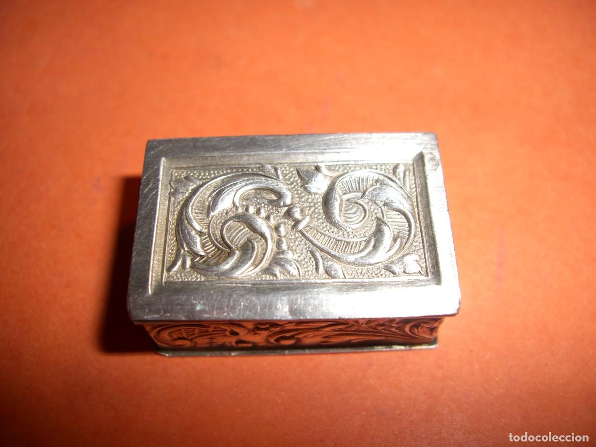 Antig&uuml;edades: CAJITAS PASTILLEROS DE PLATA DE LEY - Foto 6