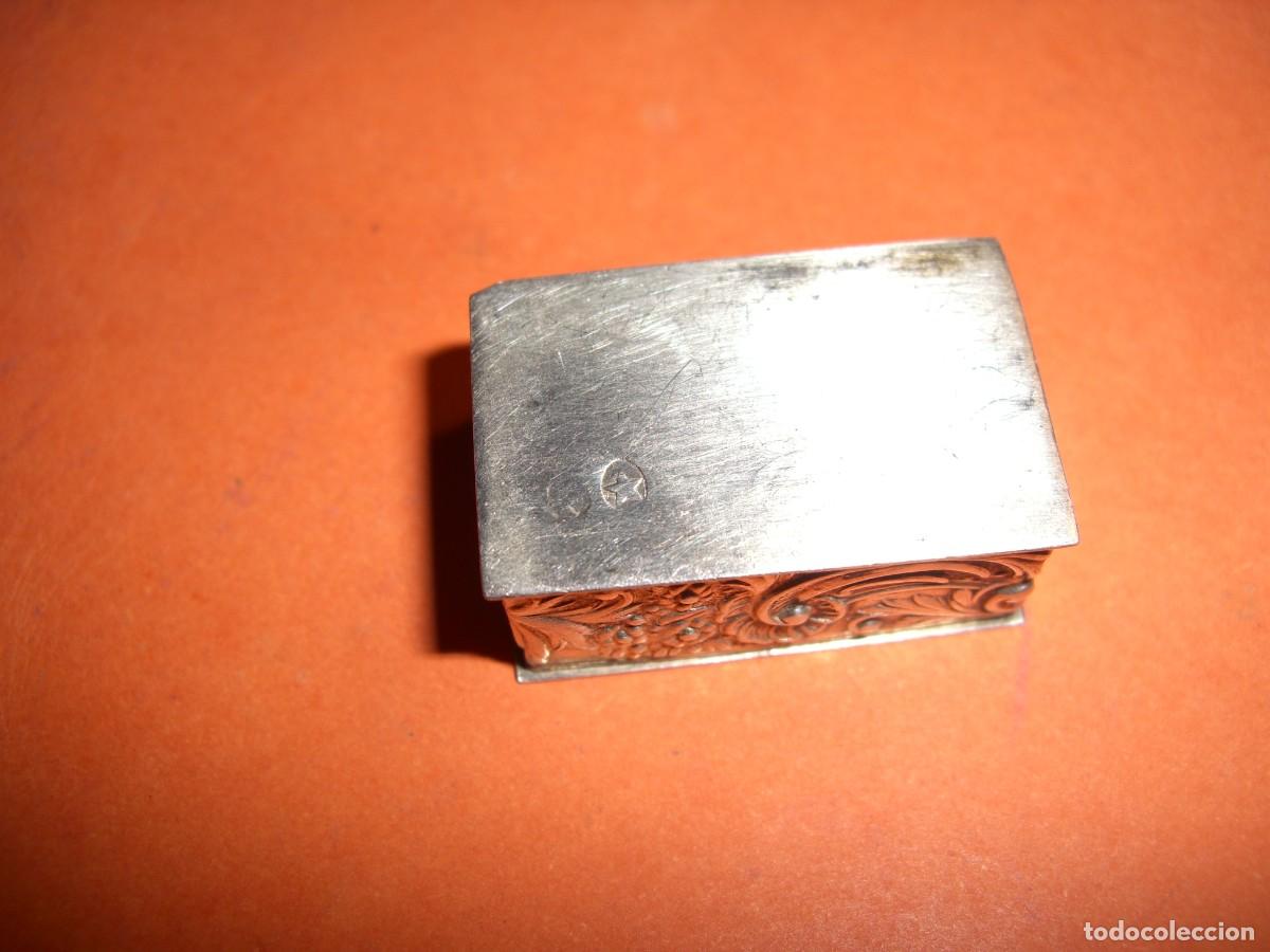 Antig&uuml;edades: CAJITAS PASTILLEROS DE PLATA DE LEY - Foto 8