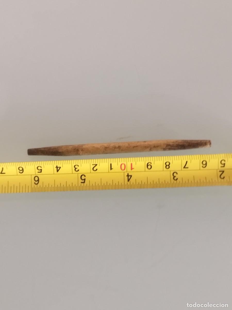 Antig&uuml;edades: Antiguo mango, punz&oacute;n de madera a identificar. - Foto 7
