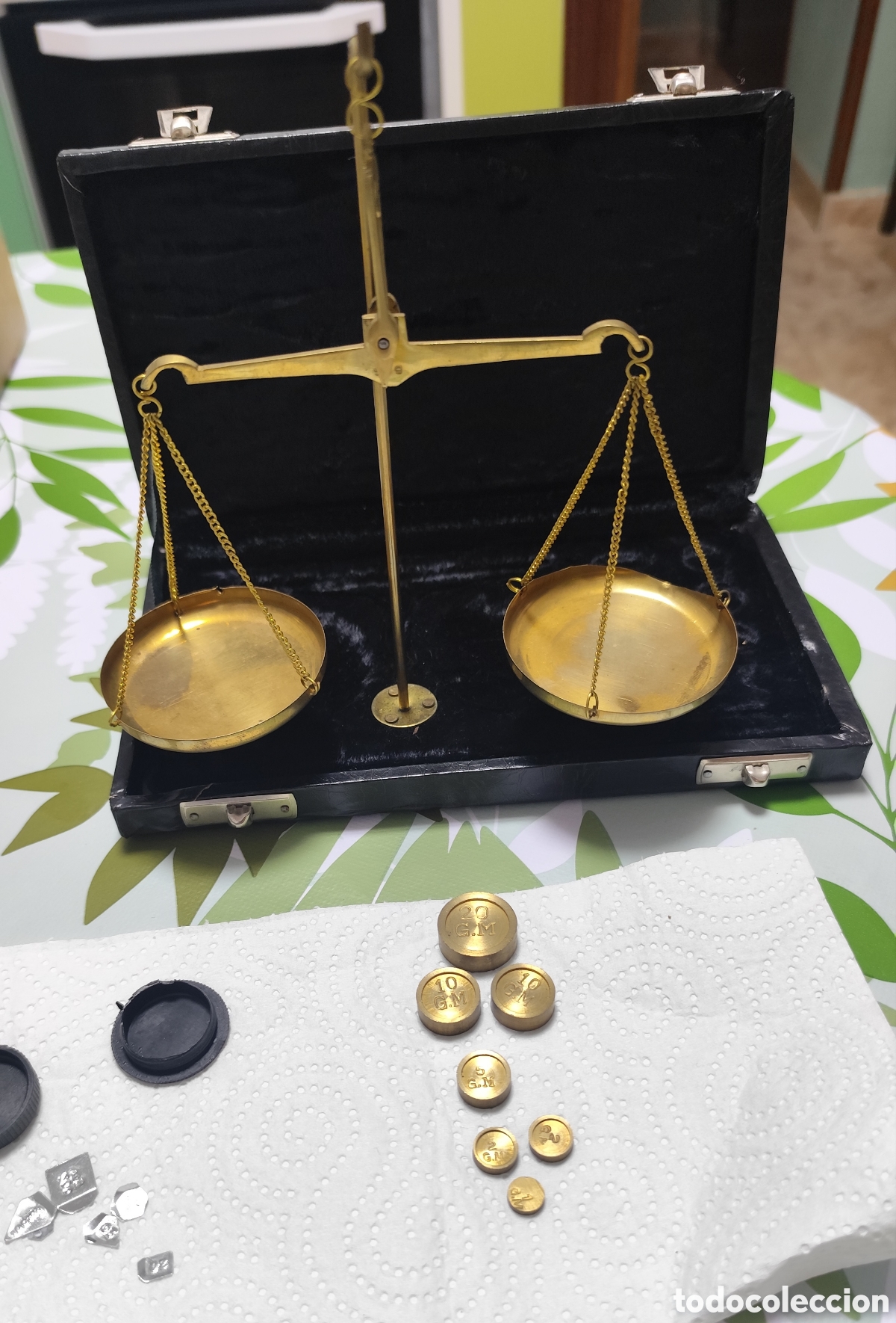 Antig&uuml;edades: Balanza de boticario - Foto 2