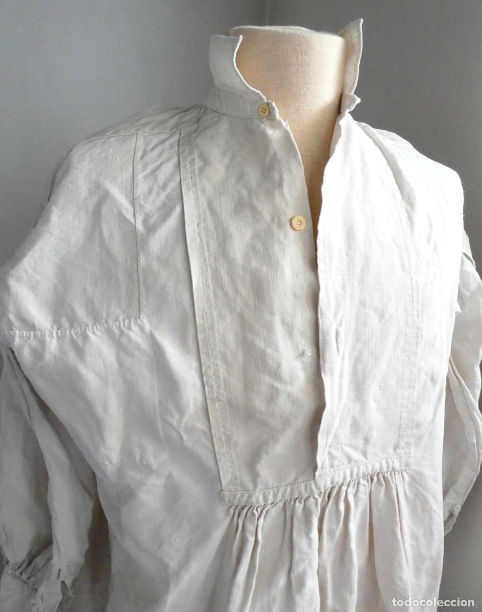 Antig&uuml;edades: ANTIGUA CAMISA DE LINO PARA CABALLERO - PRINCIPIOS S.XX