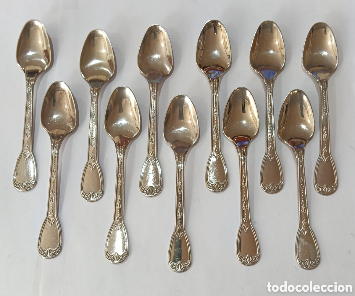 Antig&uuml;edades: Cucharillas en Plata Punzonada. M&aacute;s Art&iacute;culos de Plata en mi perfil.