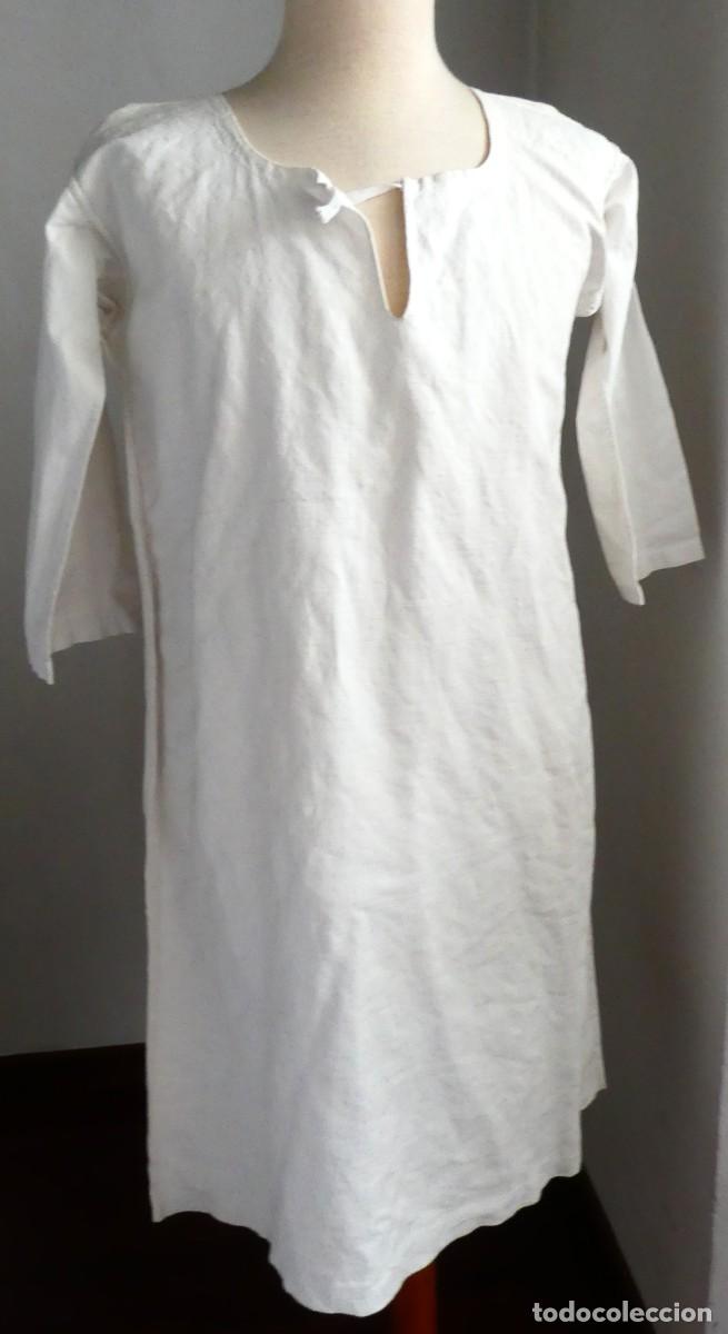 Antig&uuml;edades: ANTIGUA CAMISOLA - CAMISA DE LINO UNISEX PPIO.S.XX