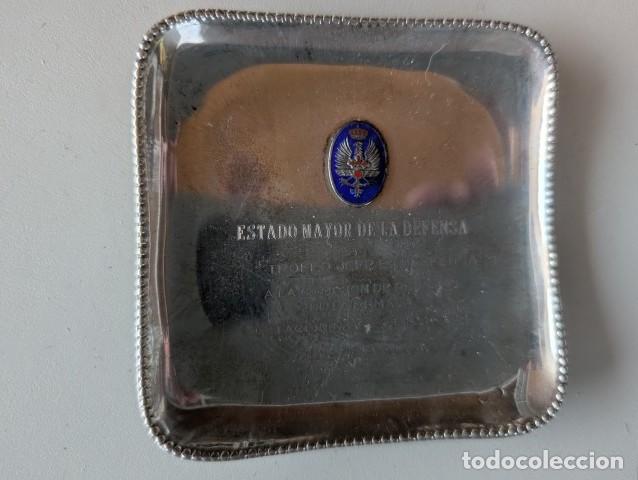 Antig&uuml;edades: ESTADO MAYOR DE LA DEFENSA - TROFEO REGATA CNR PALMA BASE PORTO PI - PLATA Y ESCUDO
