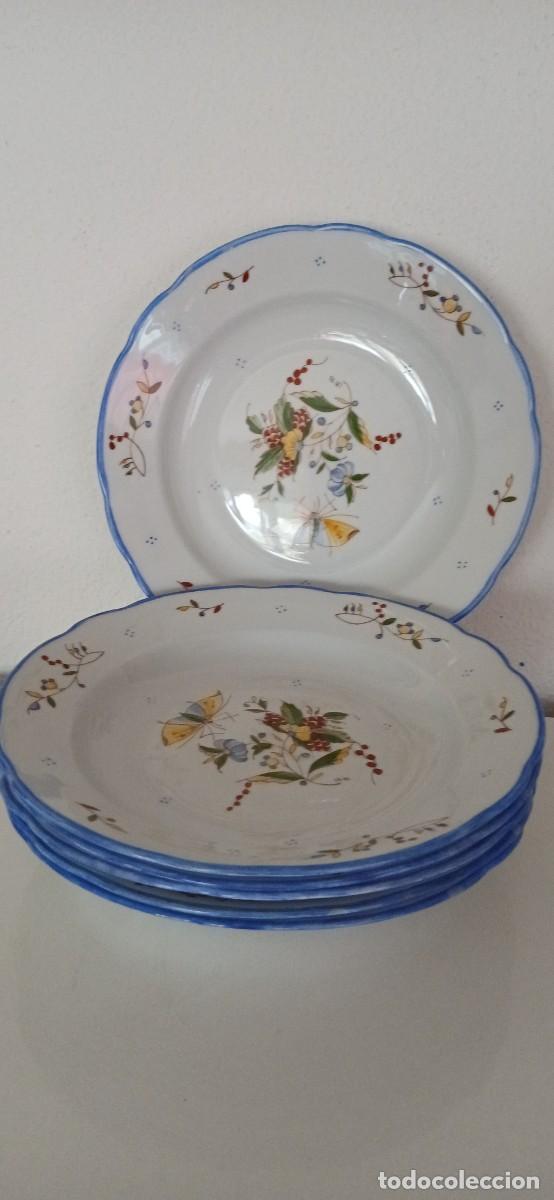 Antiquit&auml;ten: ARMOSO JUEGO DE 6 PLATOS PORCELANA GERMANY ALEMANIA